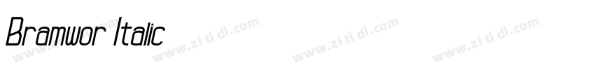 Bramwor Italic字体转换